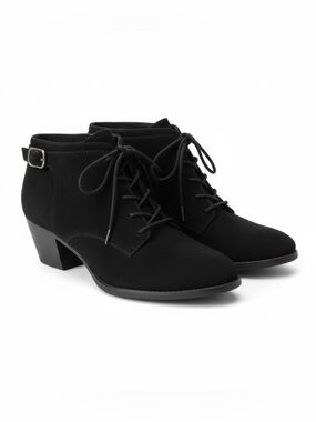 Rocket Dog Black Suede Ankle Boots - Size 9
